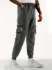 Leggings for men's trendy loose multi bag pants for casual work, leggings for men's fashion 4