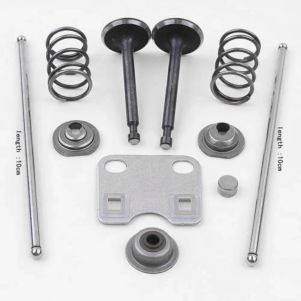 

Engine Intake Exhaust Valve Kit Push Rod Guide Plate Parts For Honda GX160 GX200 5.5HP 6.5HP Chainsaw Engine 14791-ZE1-010