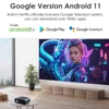 【4K UHD Android 11 Projector】Netflix Licensed 5G WiFi Dolby Video Outdoor Portable Home Cinema 80000 Lumens Projectors 2025 New 2