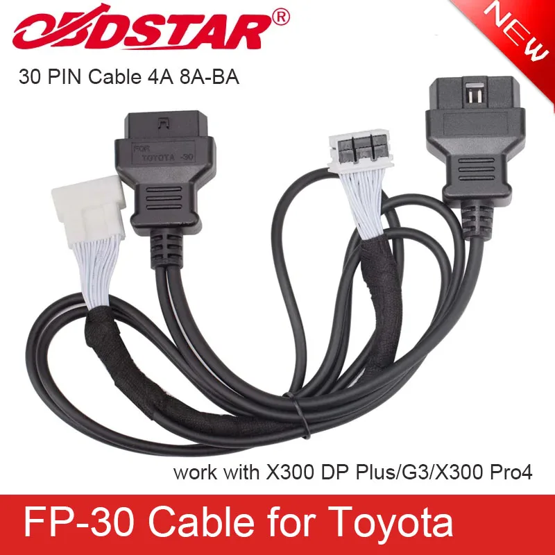 OBDSTARFP-30CableforToyota30-PINCable4A8A-BAProximityAllKeysLostBypassPINusedwithX300DPPlus/G3/X300Pro4-AliExpress34