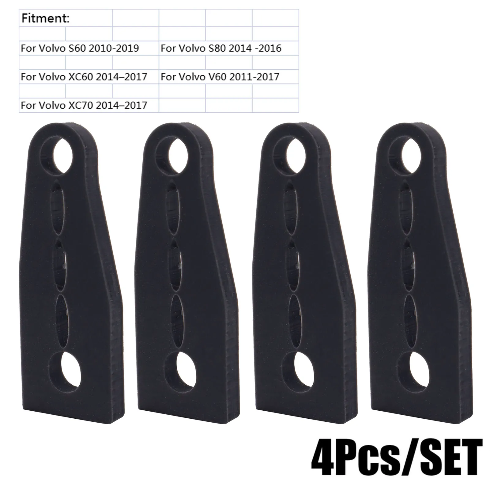 Car Door Locker For Volvo S60 S80 XC60 XC70 V60 Rattling STOP Soundproof Screaks Deaf Seal Deadener Creaking Sound Damper