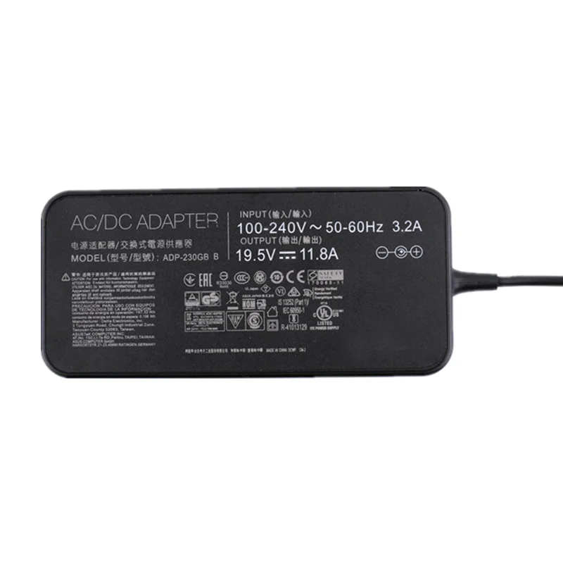 19.5V 11.8A 6.0*3.7mm 230W AC Laptop Charger For ASUS ROG GM501GS GX501V GX501VI GX501VI-XS75 ADP-230GB B Notebook Power Adapter