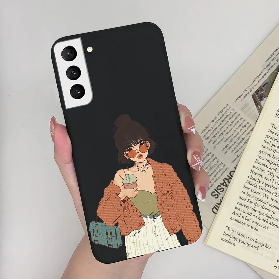 thumbnail image 1 of Phone Case For Samsung Galaxy S21 S 21 FE Plus Ultra Butterfly Heart Girl Soft Silicone Back Protector Cover For GalaxyS21 Funda, 1 of 5