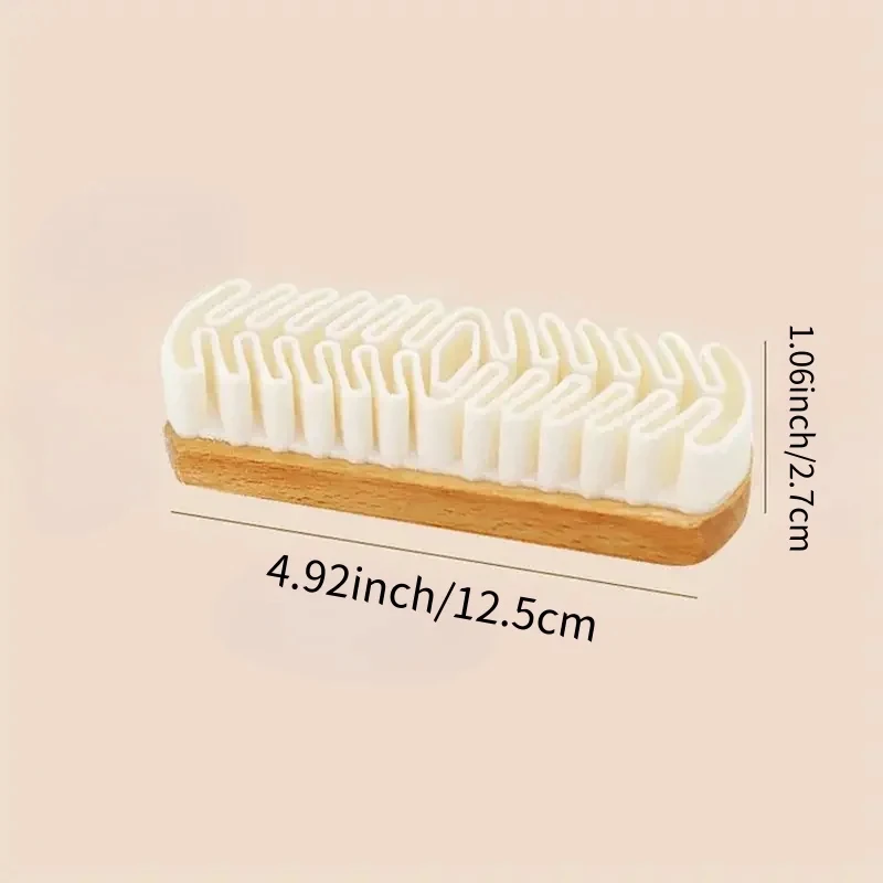 Leather Brush For Suede Boots Bags Scrubber Cleaner White Rubber Crepe Shoe Brush Household Necessary 4
