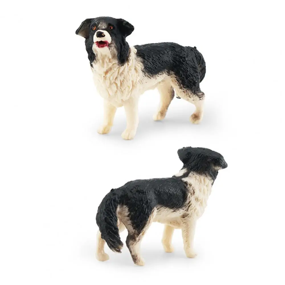 

Realistic Dog Model Realistic Dog Figurines Shiba Husky Pvc Models for Home Car Decor Compact Dog Figurine