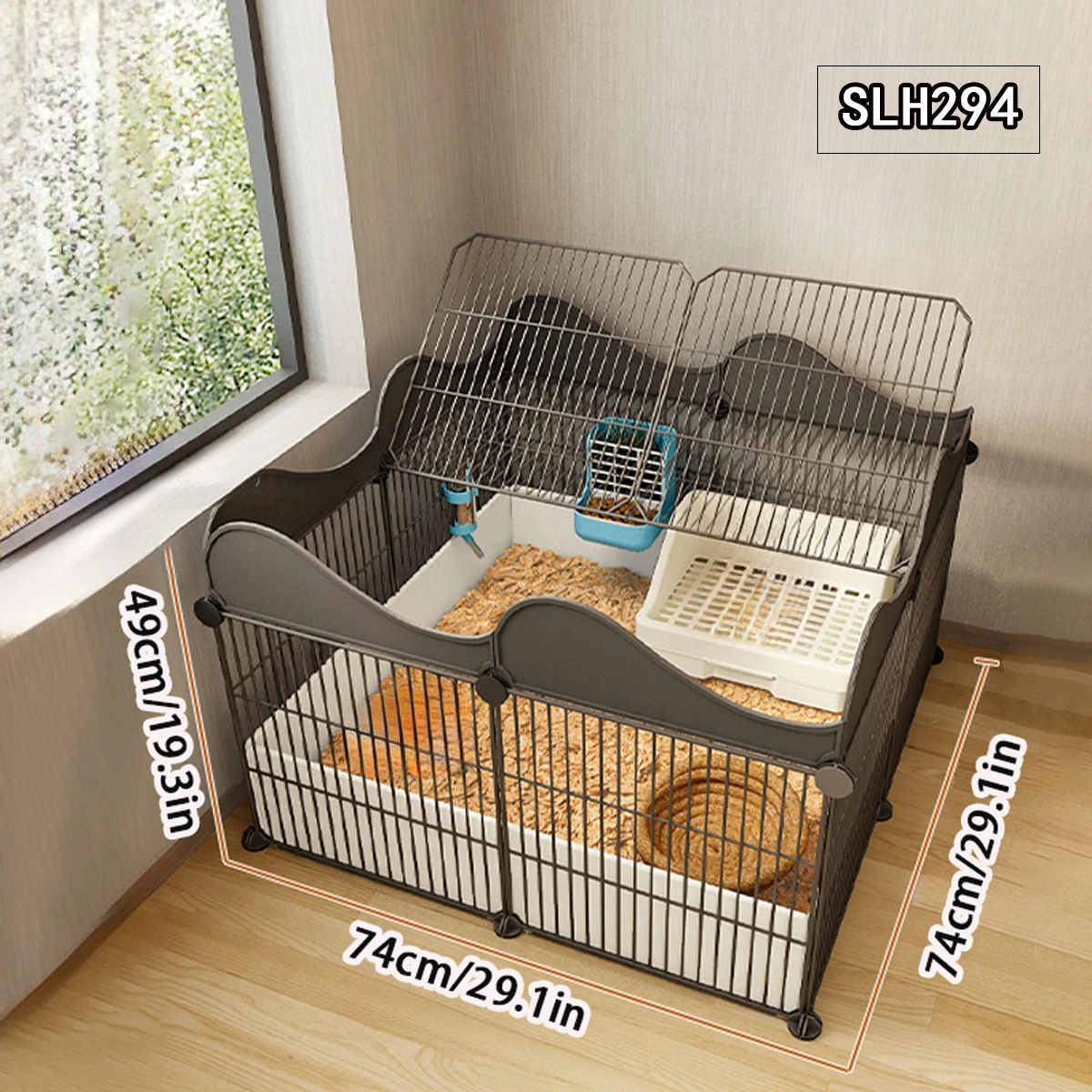 XL Indoor Rabbit & Guinea Pig Cage 2