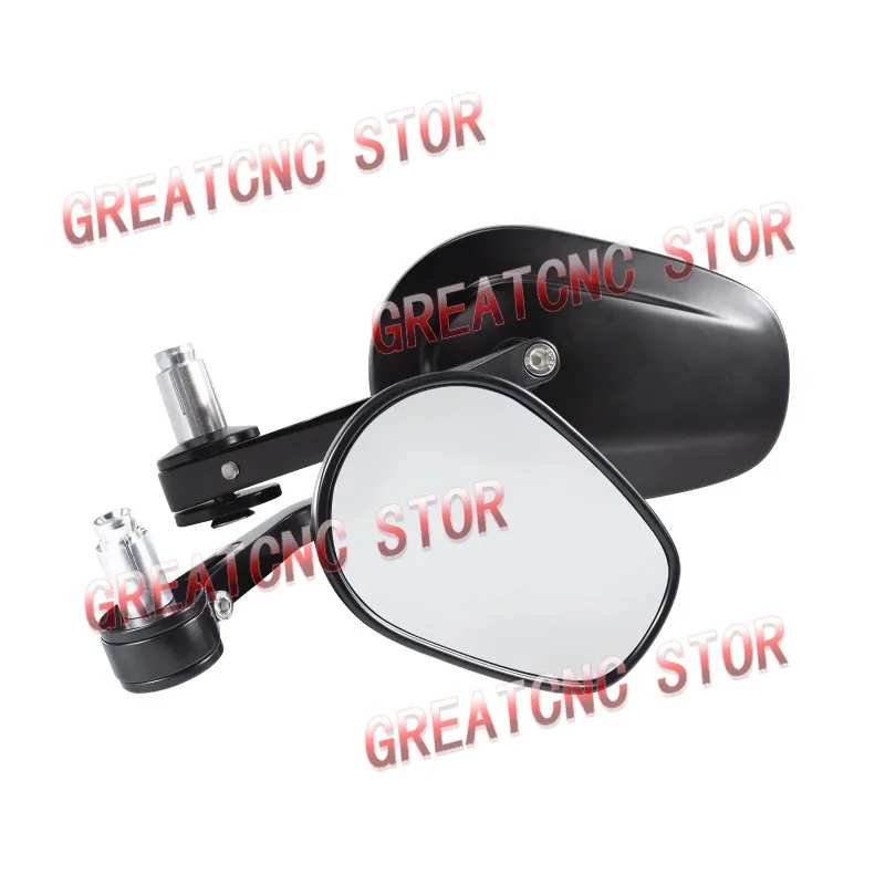 E24 Mirror Bar End Motorcycle Rearview Mirror for BMW Kawasaki Honda