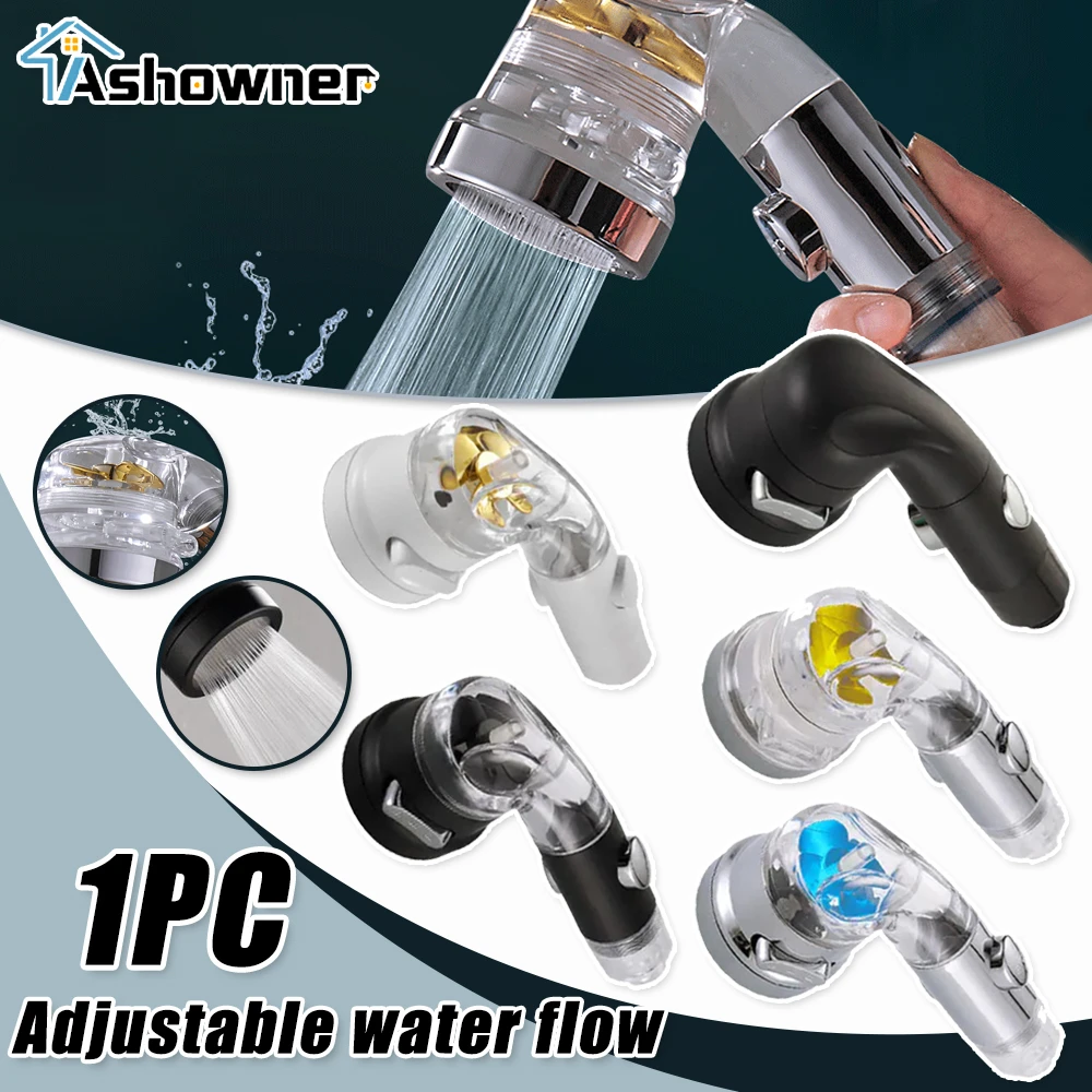 Propeller High Pressure Shower Head with Filter Adjustable Showerheads