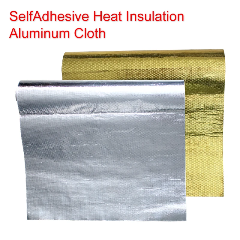 Ruban adhésif de protection en aluminium doré 9 m x 5 cm haute
