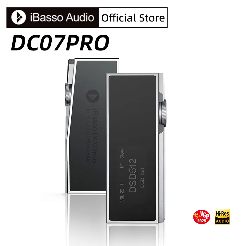 iBasso DC07PRO Portable Decoder Amplifier DAC Chip USB 4.4mm Headphone IEM AMP CS43131