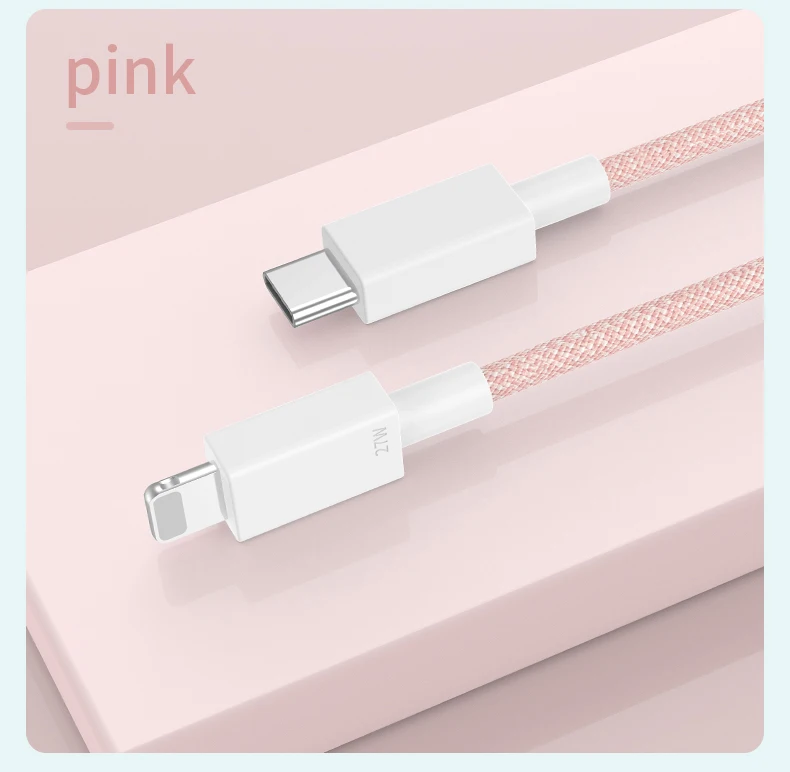 27W PD USB Type C Cable for iPhone 14 13 Pro Max 20W Fast Charging USB
