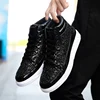 TUINANLE Man's Casual Shoes High-tops Silver Glitter Bling Platform Sneakers Men Non Slip Skateboard Shoes Zapatillas Hombre 5