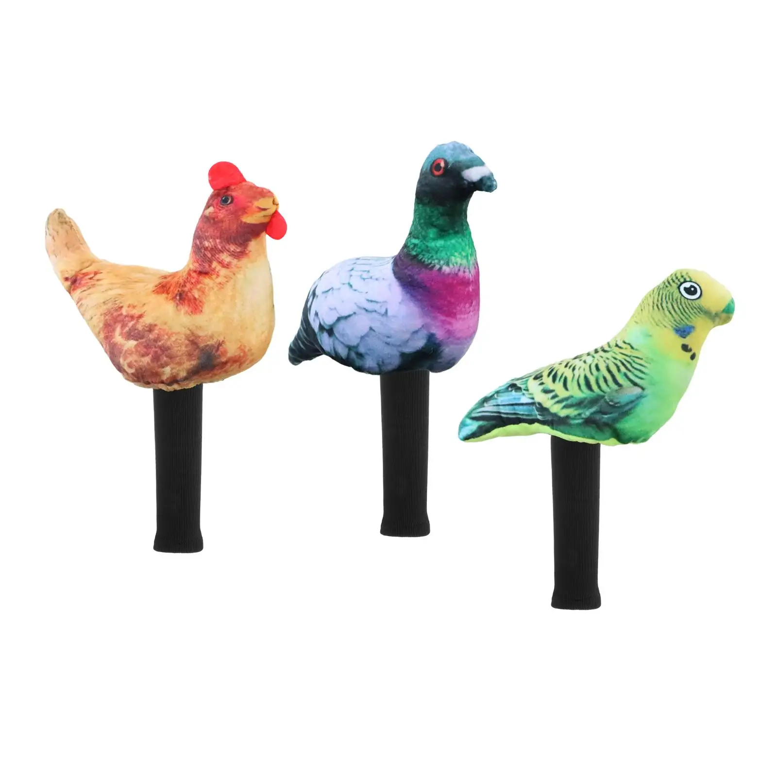 

Деревянный защитный чехол с изображением животных, гольф, сумка для гольфа, аксессуары, новинка, чехол на голову