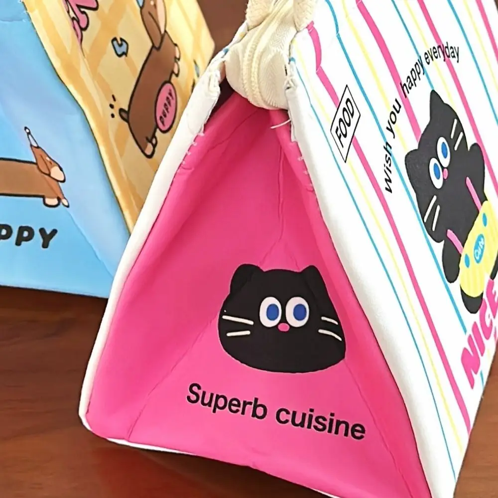 Kawaii Capybara Thermo-Lunch-Tasche, isoliert, tragbar, Lebensmittel-Aufbewahrungstasche, Cartoon-Lunchbox für Frauen, Mädchen, Kinder – Detail 10