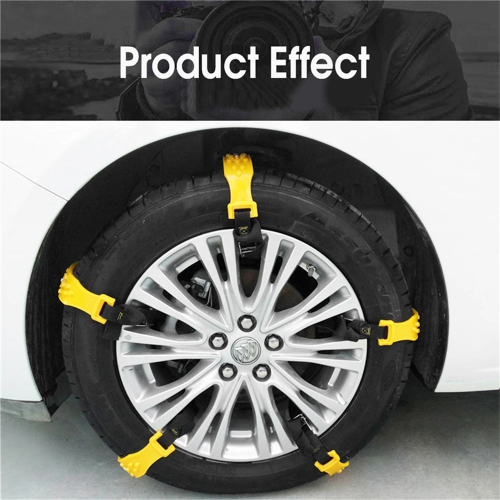 Motorcycle Snow Chains Car Winter Wheel Chain Off Road Anti-skid Tire Chain Winter None Slip Snow Band Chains 10PCS tire chains
