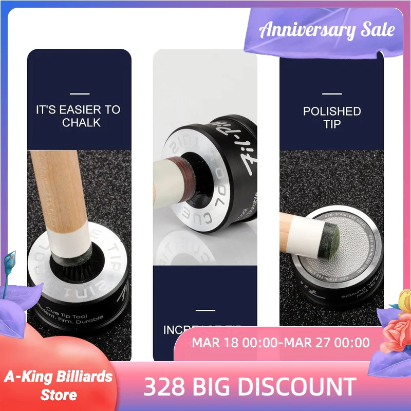 

Tip Shaper Pricker Needle Thorn Tips Repair Tool Multi-function 2 in 1 Snooker Cue Burnisher Shaper Tapper Billiard Accessories