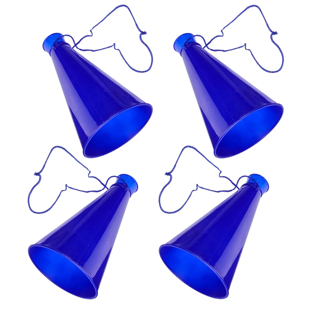 4 Pcs Cheering Horn Playthings Trumpet Trumpets Toy Plastic Mini Megaphones Speaker