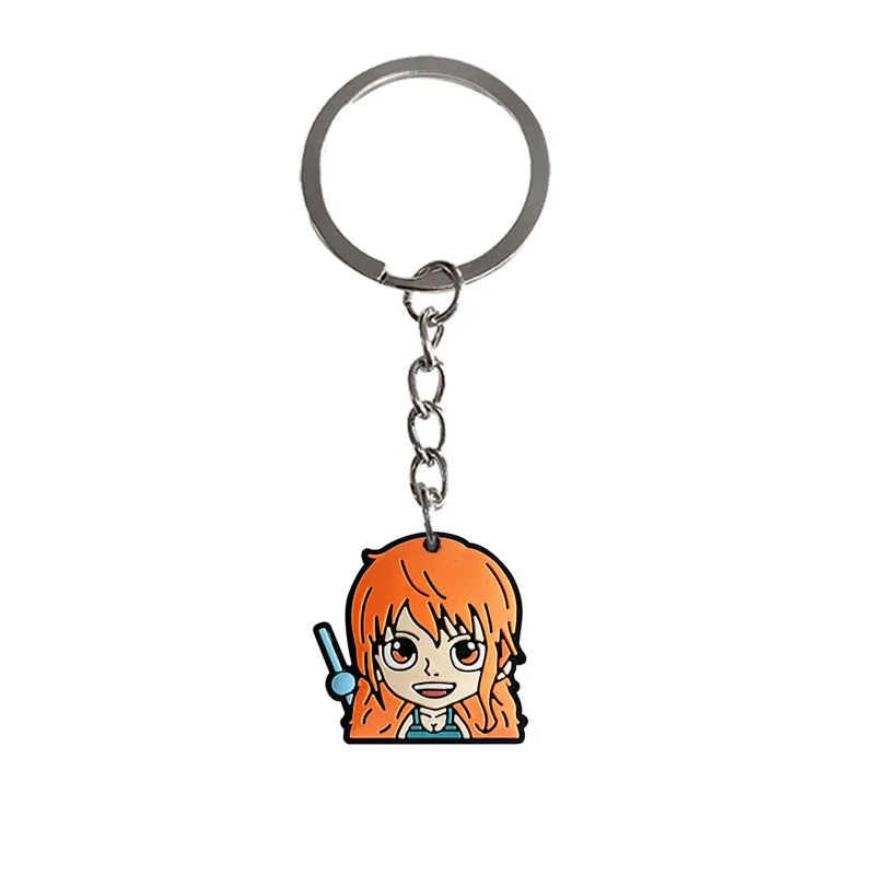 One Piece Schlüsselanhänger Schulranzen-Anhänger Dekoration Schlüsselhalter Anime-Deko Schlüsselschnalle Geburtstagsparty-Geschenke Dekorationen – Detail 7