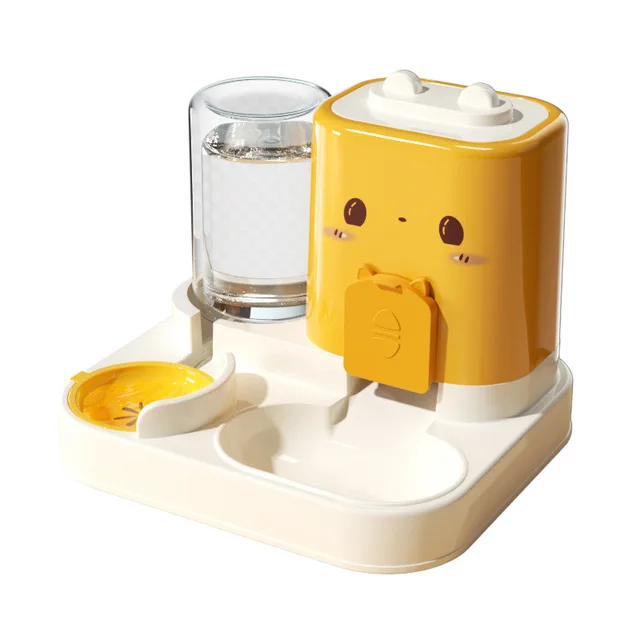 2-in-1 Cat Bowls Pet Food & Water Feeder Double-Use Cat Feeding Dishes Non-Slip Cat Food Bowl Pet Supplies 4