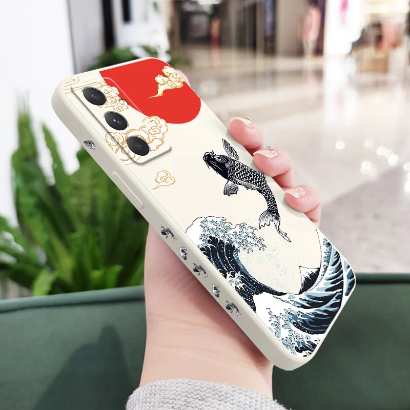Ocean Carp Design Phone Case - Artistic Protective Cover
