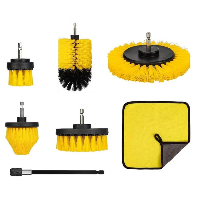 Power Scrubber Cleaning Brush Drill Attachment - Drill Brush Attachment Set  Power - Aliexpress