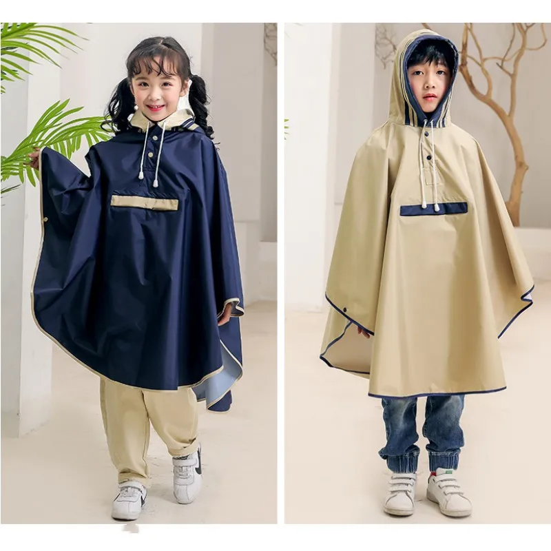 

Waterproof Adult Children's Raincoat Family Camping Travel Parent-child Clothing Cloak Poncho Riding Men's and Women's Raincoats