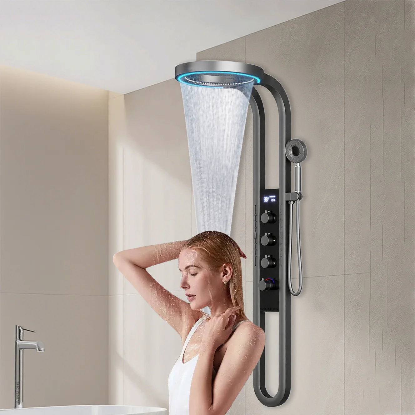 Luxury Digital Shower Panel System 1