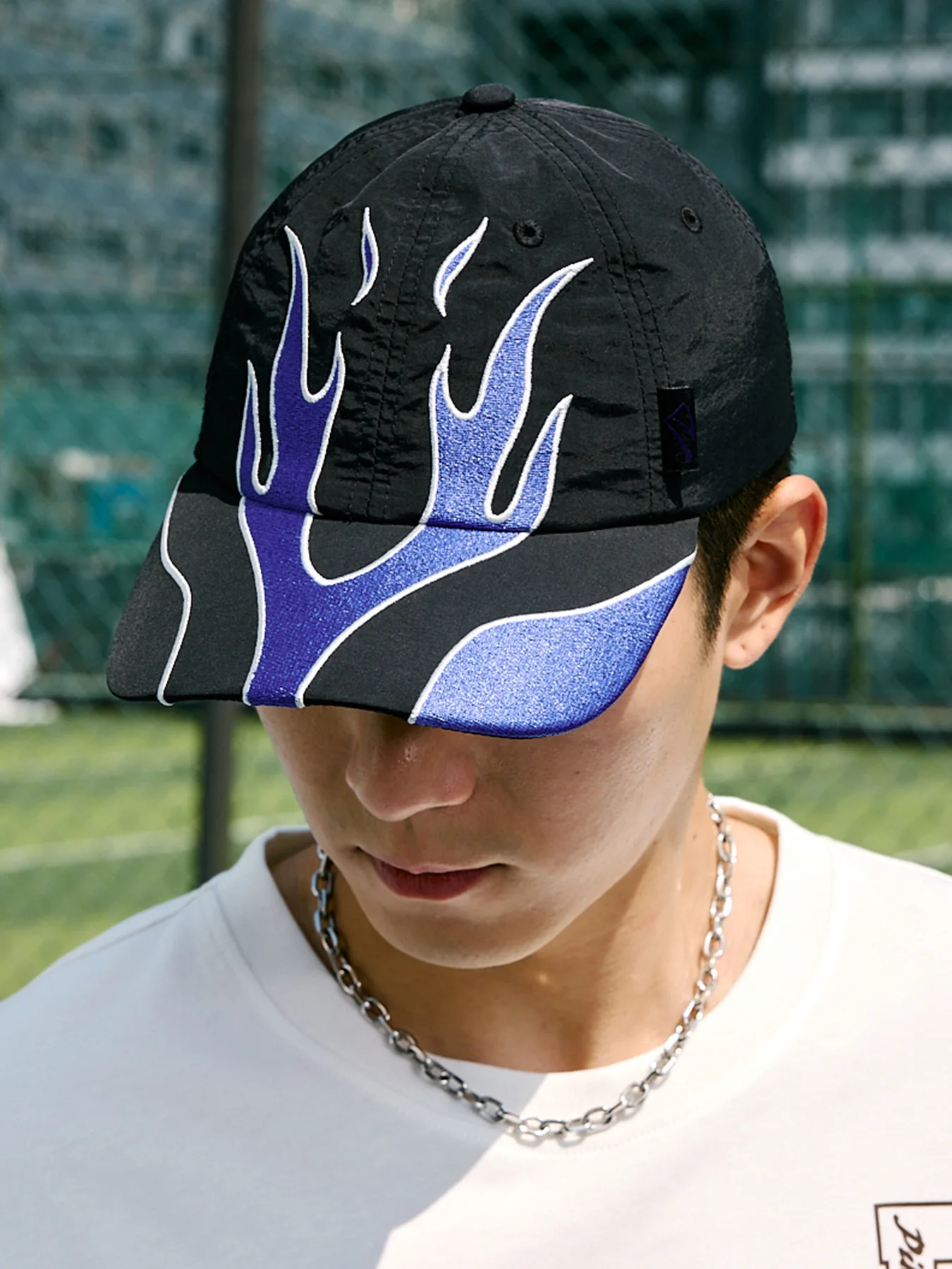 Veidoorn Flame Design Tennis Cap Image 3