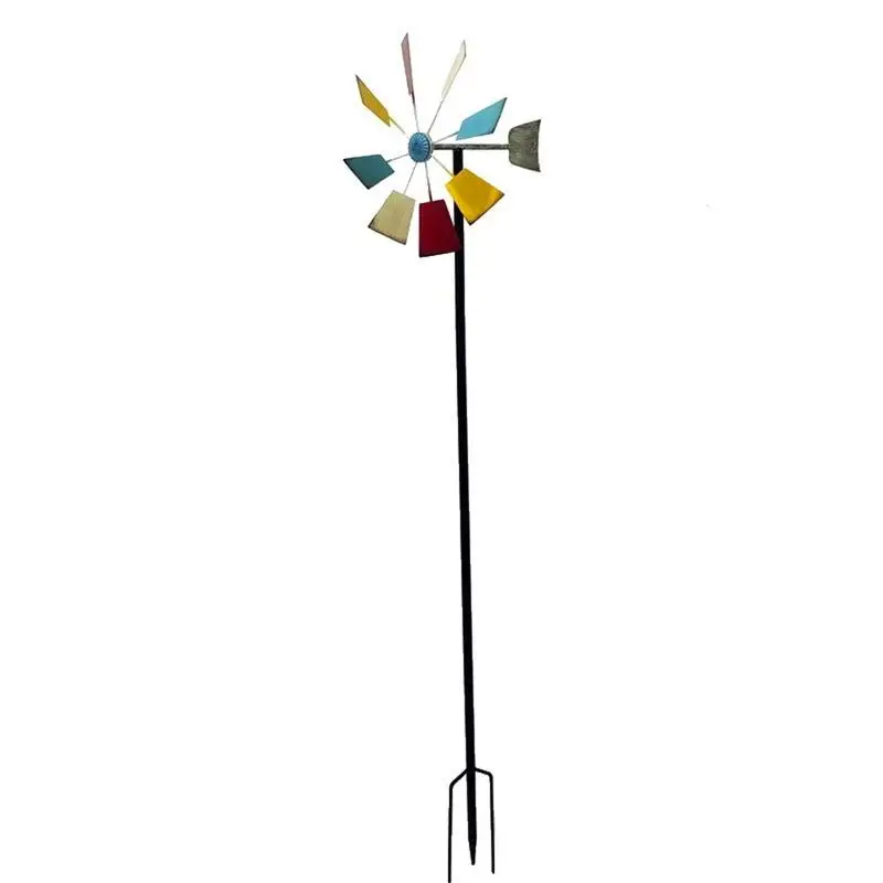 

Garden Wind Spinners Multi Color Powered Wind Spinner Windmills Outdoor Art Colourful Windmill For Yard Patio Outdoor Decoration