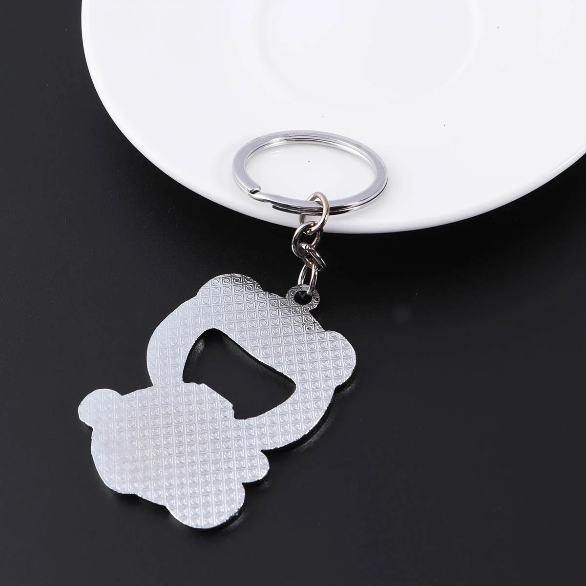 

Cute Panda Key Chain Home Kitchen Dinner Accessory Tools Beer Soda Bottle Opener Key Ring Holiday Gift Hotel Bar Supplies A35