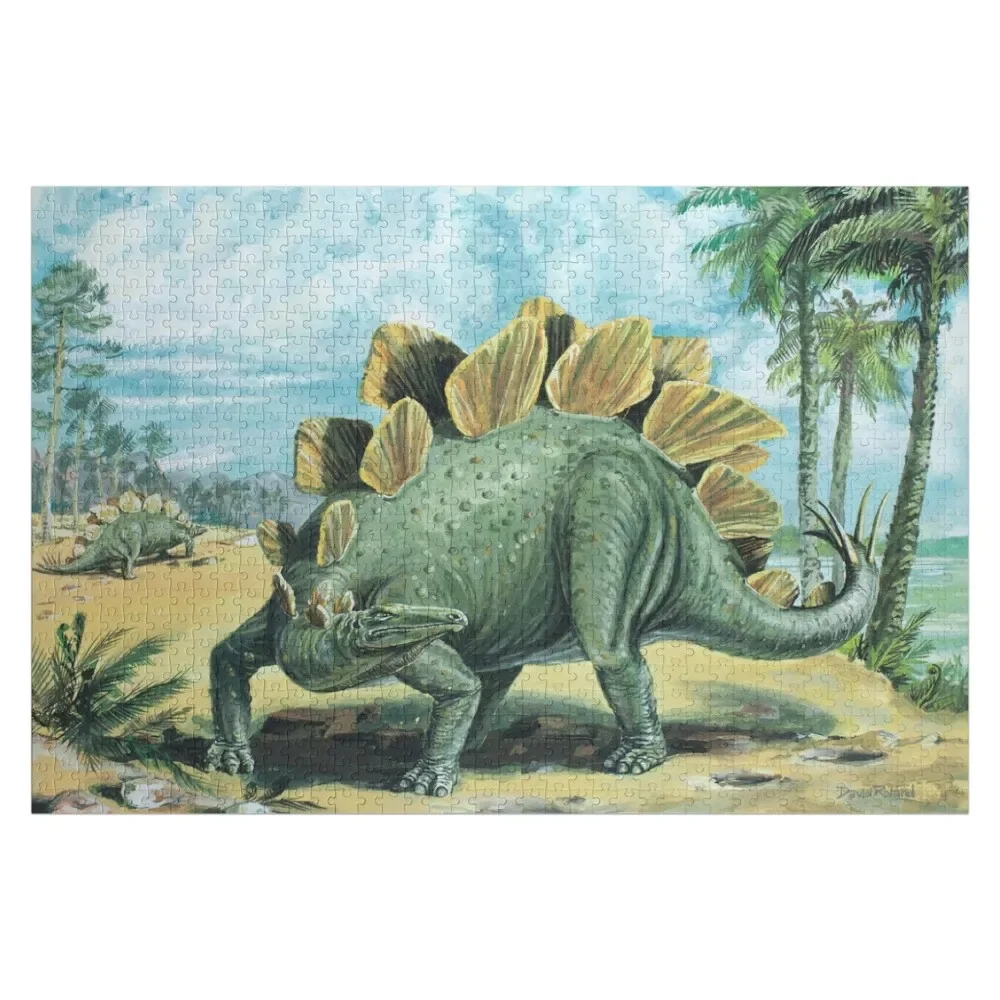 

Stegosaurus Jigsaw Puzzle Customizeds For Kids Custom Gift Puzzle