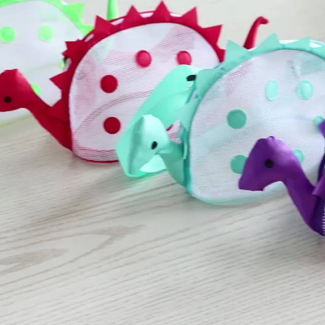 Kültéri Tengerparti Hálózsák Dinoszaurusz Gyerekek Homok Elcserélhető Hordozható Héja Játékok Ruhák Tároló Sundries Szervező Hátizsák - Image 3