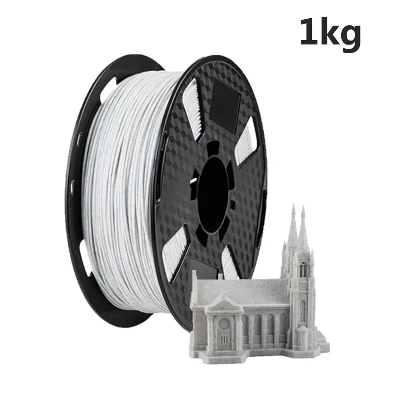PLA Marble 3D Printer Filament 1.75mm PLA Marble 3d Printing Stone Like Material 250g 500g 1Kg image 2