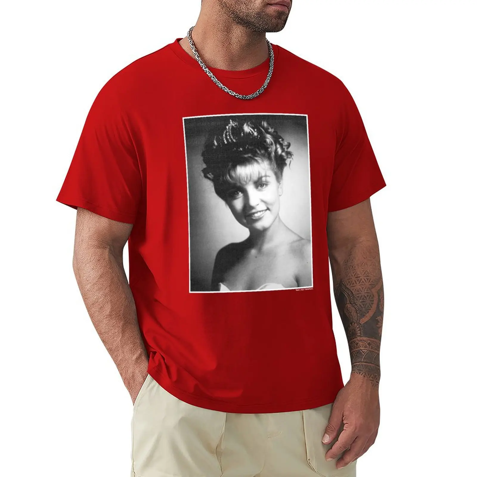 

Twin Peaks Laura Palmer Black & White Vintage Photo T-Shirt cute tops for a boy plus size tops sweat mens vintage t shirts