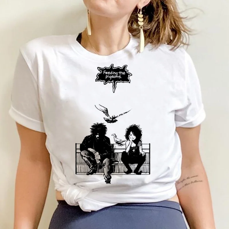 

sandman t shirt t-shirt men anime aesthetic vintage graphic clothes graphic white t shirt