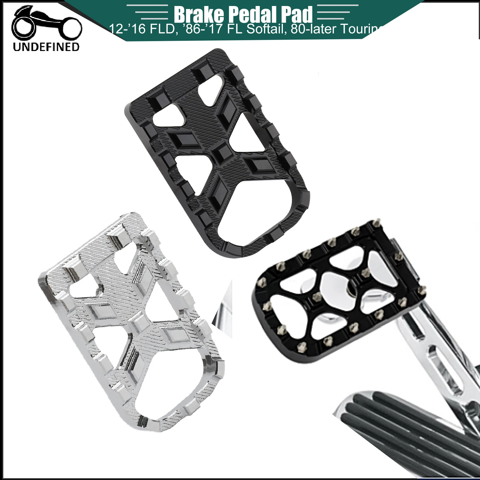 

Накладка на тормозную педаль мотоцикла, подножки с ЧПУ для Halrey Touring Road Glide FLHR FLHX 1980-2022 Switchback CVO Deluxe FLHTC