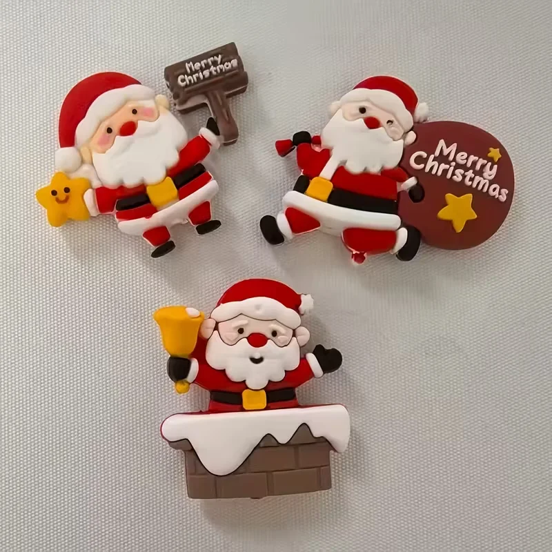 10Pcs Santa Claus Weihnachten Kuchen Topper Dekoration Frohe Weihnachten Party Cupcake Topper DIY Desserts Dekoration Backen Werkzeuge – Detail 4