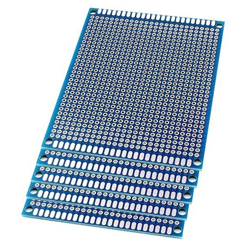 양면 프로토타입 PCB 보드, 범용 인쇄 회로 기판, 아두이노 실험용 PCB 동판용, 7x9cm, 로트 당 5 개