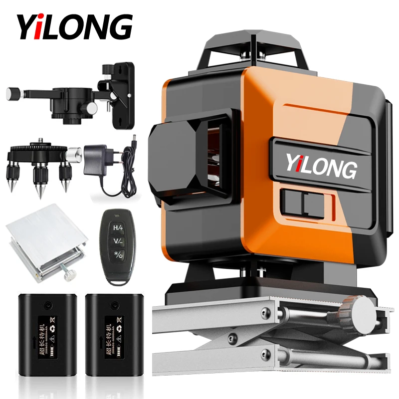 16 Lines 4D Green Laser Level Self-Leveling 360 Degre Horizontal And Vertical Cross Lines Green Laser Line laser level