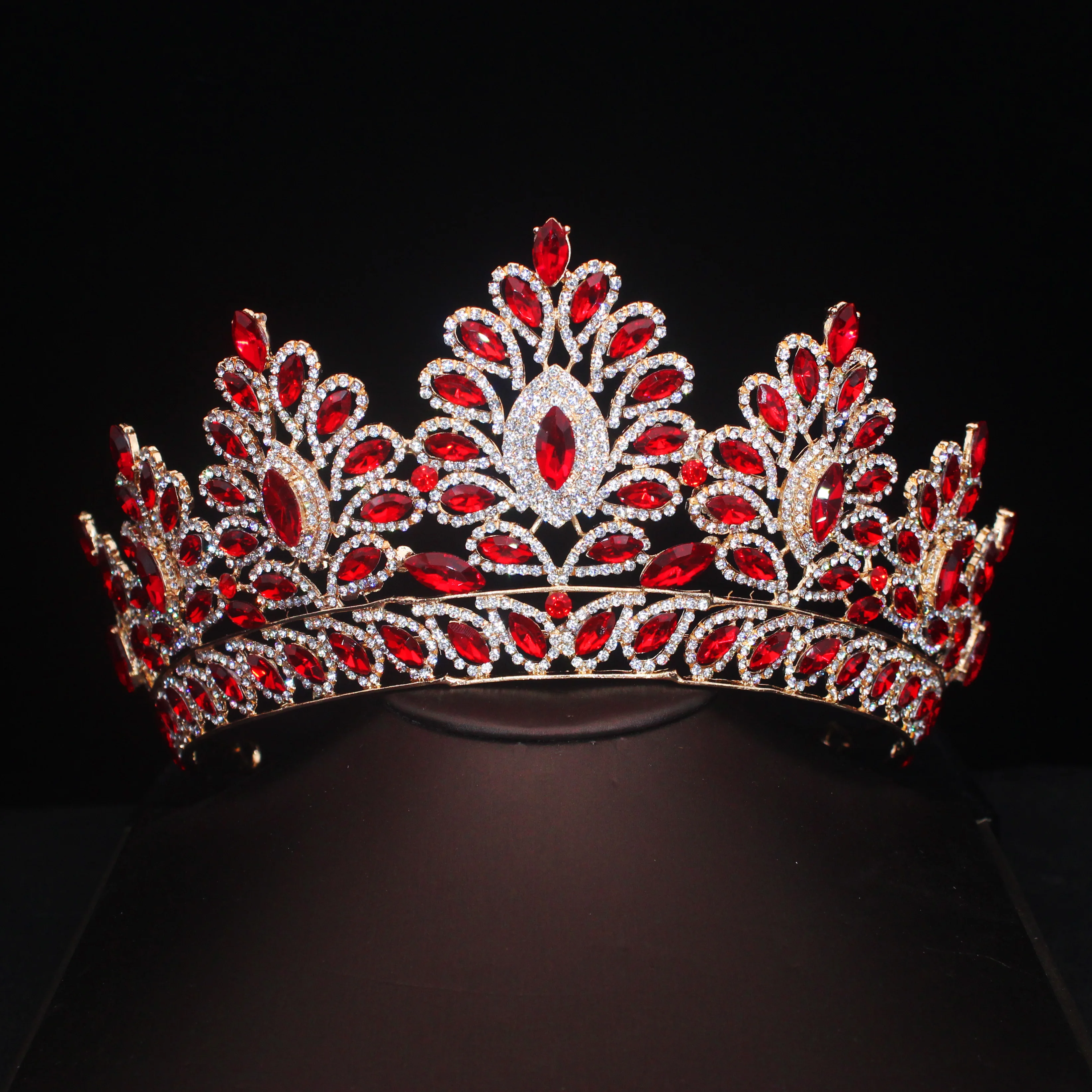 

Crystal Queen Tiara Crown for Women Pageant Diadem Wedding Hair Jewelry Accessories Vintage Royal Luxury Bridal Hair Ornaments