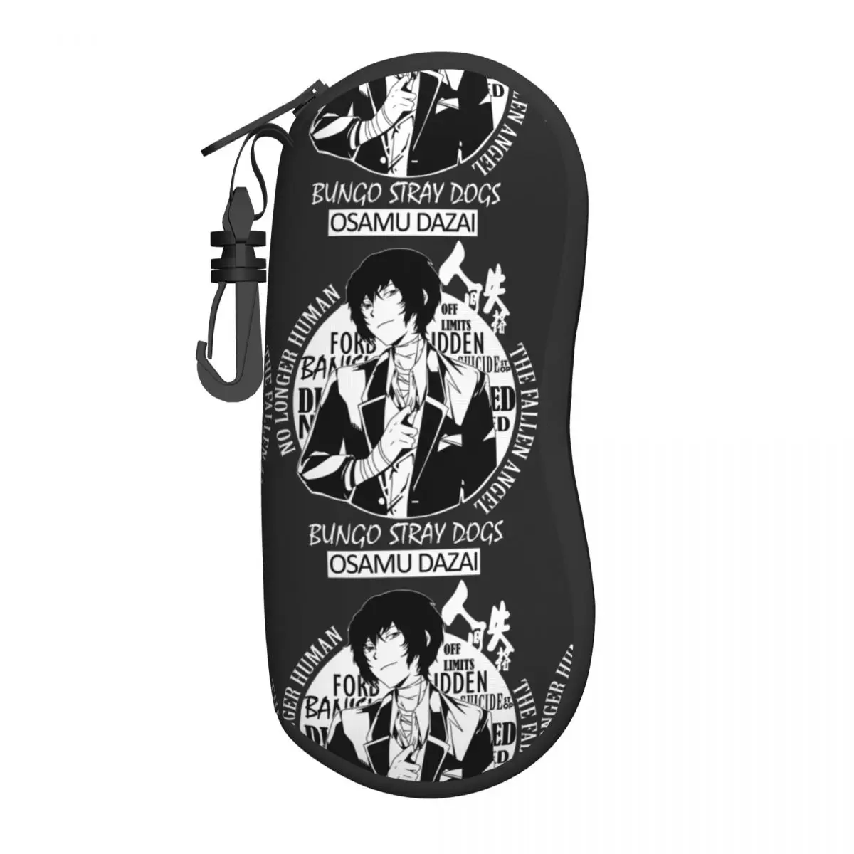 

Osamu Dazai Bungou Stray Dogs Glasses Case Unisex Travel Box Eyewear Storage Box Small Eyeglasses Box