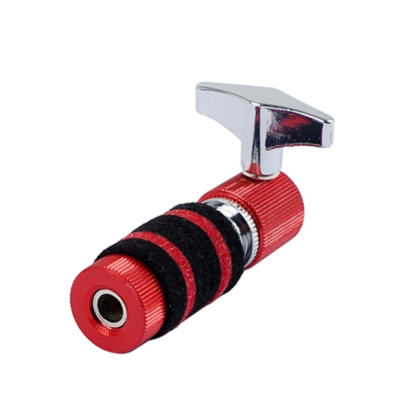 

Стандартный джазовый барабан из сплава, красная подставка для тарелок Hi-Hat, подставка для сцепления, запчасти для ударных