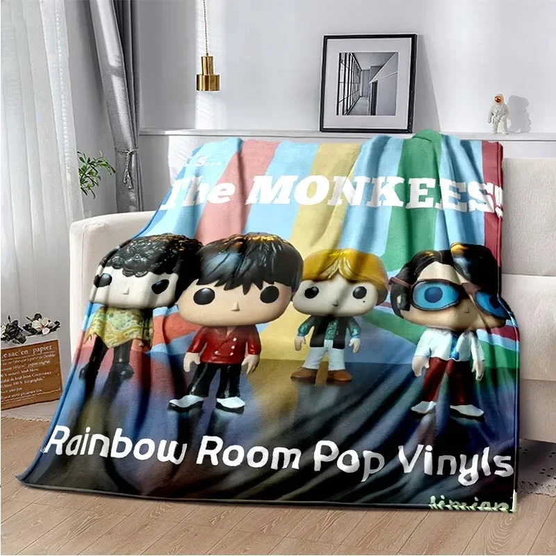 

The Monkees Band Logo Blanket, Lightweight Warm Insulation Sofa Bed Office Car Knee Pads Blankets,Decke,couverture,stragulum