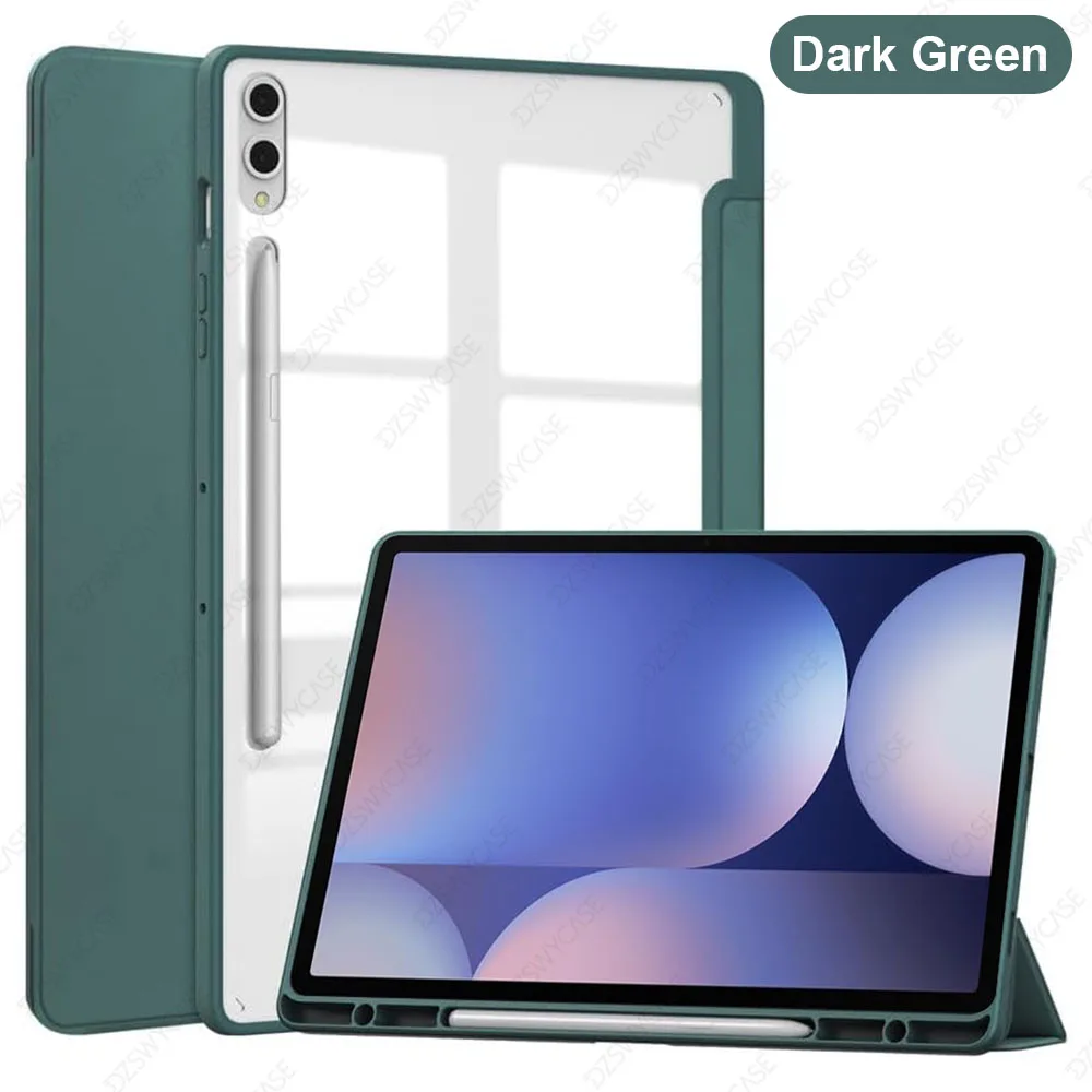 Premium Trifold Stand Tablet Case with Pencil Holder and Auto Sleep/Wake Function