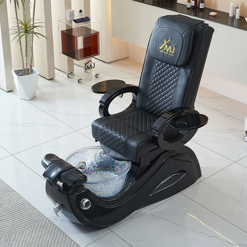 Factory custom luxury spa massage chair for nail salon pedicure chairs