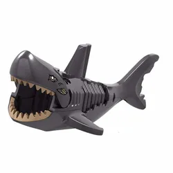 Sea World Animals Adventure Ocean Creature Building Block Set (Wood)