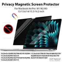 Magnetic Privacy Screen Protector for Macbook Air 15.3 2024 Pro 16.2 14.2 13.6 13.3 inch M1 M2 M3 Removable Laptop Filter Shield 1
