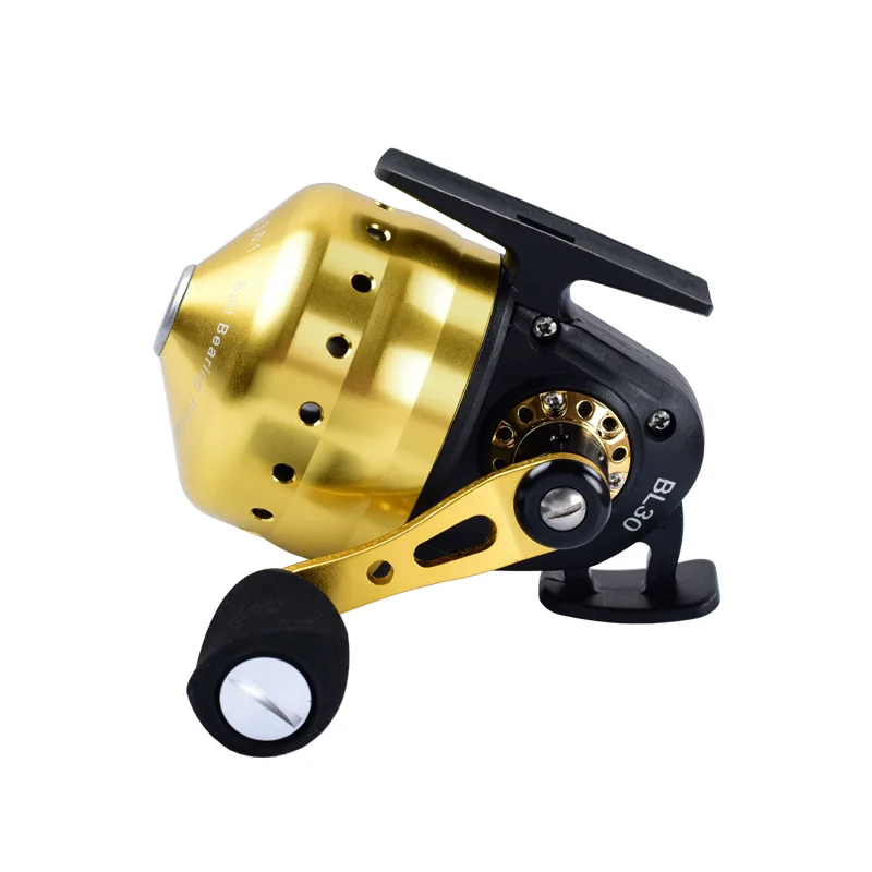 Fishing Spincast Reel 4+1BB Metal Spool BL30 Outdoor Slingshot REEL Shooting PE Line 45M spinning fishing reels,fishing reels