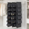 6 Layer Hanging Storage Bag Shoes Rack Storage Shoes Hanger Clothes Organizer Hanging Pocket Organizer Foldable Space Saving 1