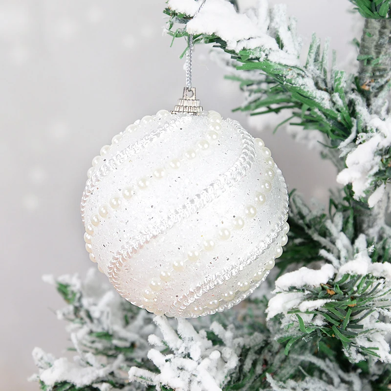 thumbnail image 1 of Bolas de espuma doradas de 8 cm para Navidad, adornos para colgar en el árbol de Navidad, irrompibles, para Navidad Noel, 1 of 5